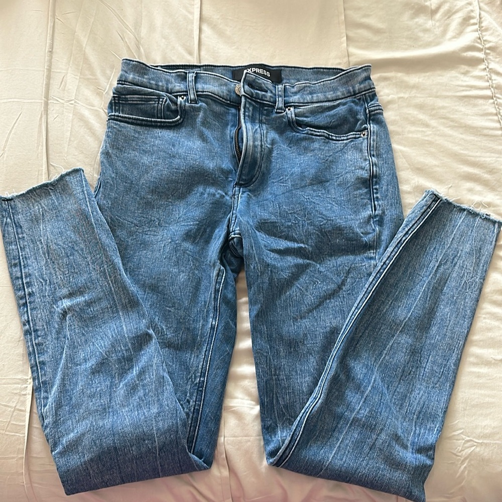 Express high rise jeans size 8R